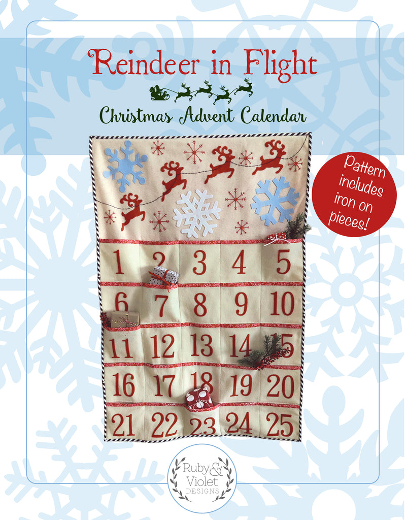 Reindeer in Flight- Christmas Advent Calendar [KIT]